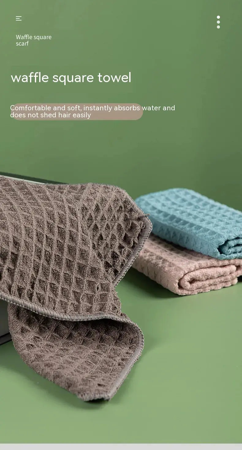 Microfiber Skin-friendly Non-lint Waffle Microfiber Towel Atticus Goods