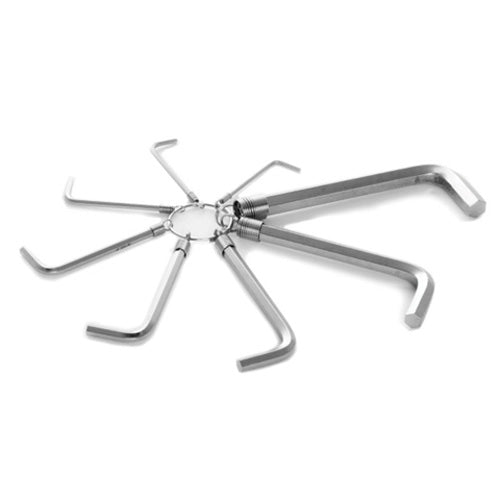 Performance Tool W1113C 8-Piece Heavy-Duty Metric Hex Set for Automotive and Mechanical Applications