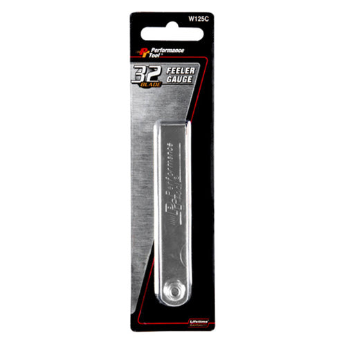 Performance Tool W125C Feelers Gauge with 32 Blades for Precision Measurement