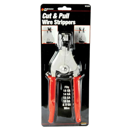 Performance Tool W200 Cut and Pull Wire Stripper for Precise Electrical Work