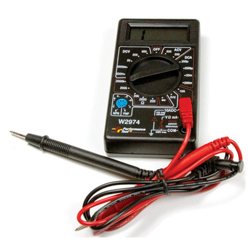 Performance Tool W2974 Digital Multi-Tester for Precise Electrical Testing