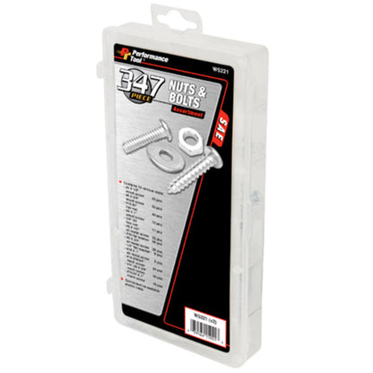 Performance Tool W5221 SAE Nut & Bolt Assortment Kit