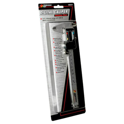 Performance Tool W80152 Stainless Digital Caliper for Precise Measurements