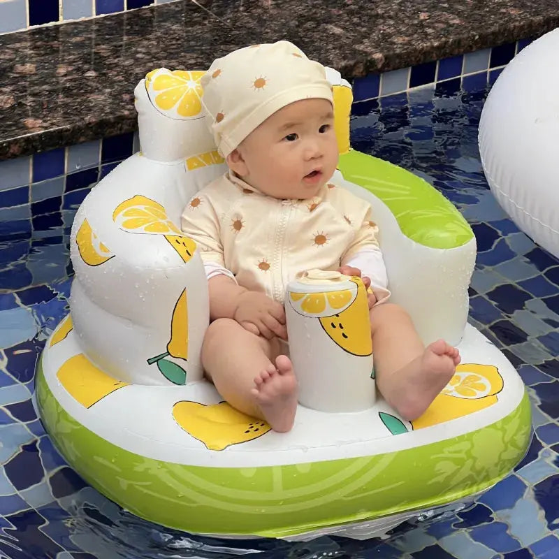 Inflatable Baby Chair for Dining & Bath Atticus Goods