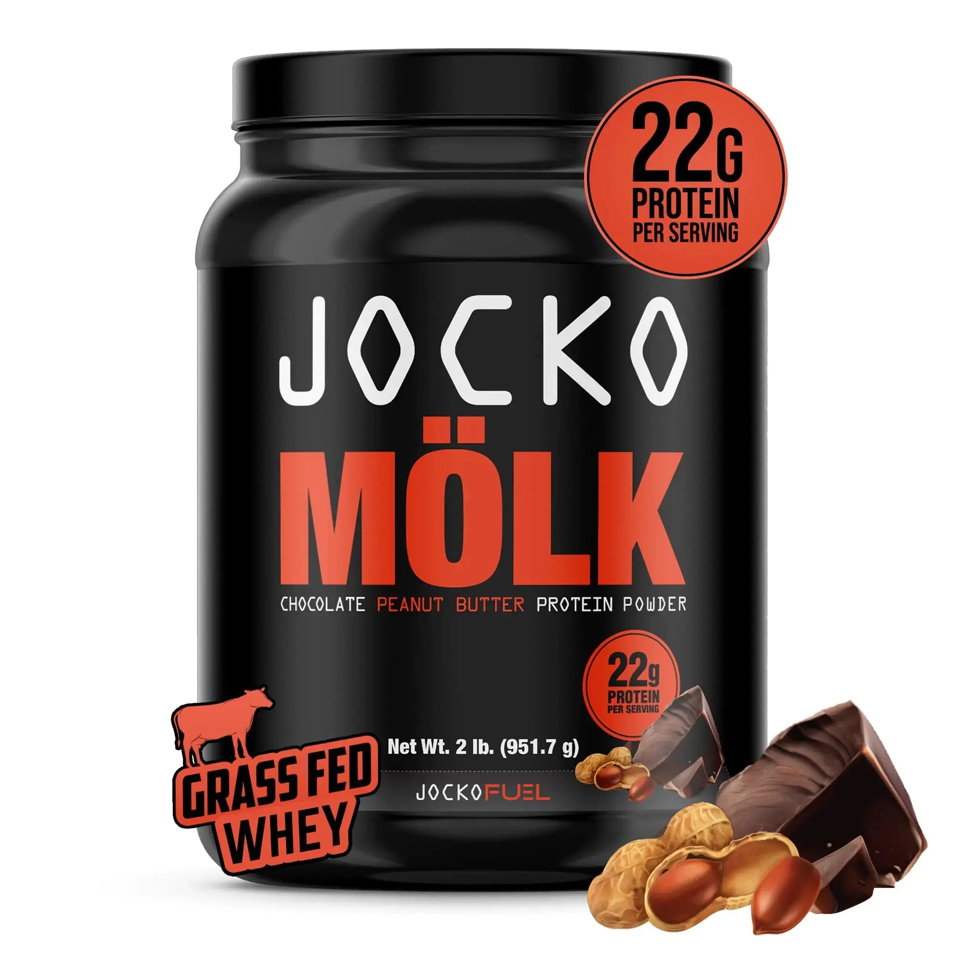 Jocko Mölk Whey Protein Powder (Chocolate Peanut Butter) Atticus Goods