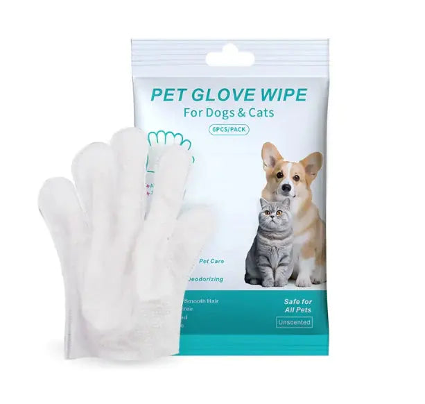 Pet Cleaning Gloves & Wipes Atticus Goods